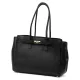 Camilla PREMIUM 10.004 fekete női bőr válltáska 37 x 24 x 14 cm