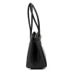Camilla PREMIUM 10.004 fekete női bőr válltáska 37 x 24 x 14 cm