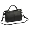 Camilla PREMIUM 10.008 fekete női bőr kézitáska, oldalpánttal 35 x 23 x 16 cm