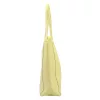 Luka 26-084 halvány sárga női bőr válltáska, shopper 40 x 37 x 13 cm