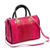 Luka 25-088 magenta női bőr kézitáska oldalpánttal 31.5 x 22.5 x 16 cm