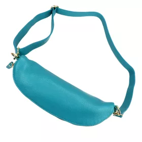   Luka 26-097 D türkiz női bőr oldaltáska, crossbody 27 x 19 x 10 cm