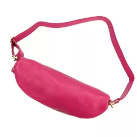   Luka 26-097 D magenta női bőr oldaltáska, crossbody 27 x 19 x 10 cm