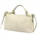Camilla PREMIUM 10.008 bézs női bőr kézitáska, oldalpánttal  35 x 23 x 16 cm