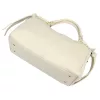 Camilla PREMIUM 10.008 bézs női bőr kézitáska, oldalpánttal  35 x 23 x 16 cm