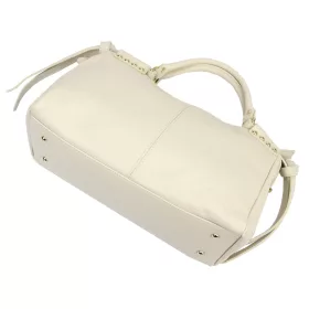   Camilla PREMIUM 10.008 bézs női bőr kézitáska, oldalpánttal  35 x 23 x 16 cm