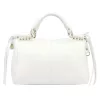 Camilla PREMIUM 10.008 DOLLARO fehér női bőr kézitáska 35 x 23 x 16 cm