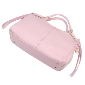   Camilla PREMIUM 10.008 púder női bőr kézitáska, oldalpánttal 35 x 23 x 16 cm