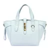 Luka 24-092 babakék női bőr kézitáska, vállpánttal  31 x 20 x 12 cm