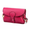 Luka 24-076 magenta női bőr oldaltáska, crossbody 22 x 15 x 6 cm