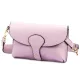 Luka 24-076 levendula lila női bőr oldaltáska, crossbody 22 x 15 x 6 cm
