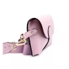 Luka 24-076 levendula lila női bőr oldaltáska, crossbody 22 x 15 x 6 cm