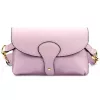 Luka 24-076 levendula lila női bőr oldaltáska, crossbody 22 x 15 x 6 cm