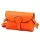Luka 24-076 mandarin narancs női bőr oldaltáska, crossbody 22 x 15 x 6 cm