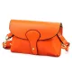 Luka 24-076 mandarin narancs női bőr oldaltáska, crossbody 22 x 15 x 6 cm