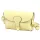 Luka 24-076halvány sárga női bőr oldaltáska, crossbody 22 x 15 x 6 cm