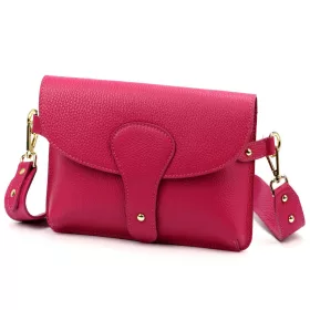   Luka 24-076 D (25-033) magenta női bőr válltáska, laptáska 24 x 18 x 6 cm