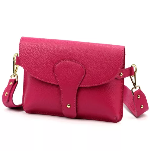 Luka 24-076 D DOLLARO INSTAGRAMKA (25-033) magenta női bőr kézitáska 24 x 18 x 6 cm