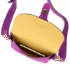 Luka 24-071 ibolya lila női velúr bőr oldaltáska 22.5 x 14.5 x 4.5 cm