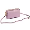 Luka 26-088 levendula lila női bőr oldaltáska, crossbody 22 x 13 x 7 cm