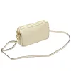 Luka 26-088 bézs női bőr oldaltáska, crossbody 22 x 13 x 7 cm