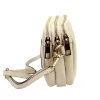 Luka 26-088 bézs női bőr oldaltáska, crossbody 22 x 13 x 7 cm