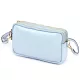 Luka 26-088 babakék női bőr oldaltáska, crossbody 22 x 13 x 7 cm