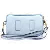 Luka 26-088 babakék női bőr oldaltáska, crossbody 22 x 13 x 7 cm