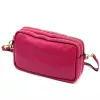 Luka 26-088 magenta női bőr oldaltáska, crossbody 22 x 13 x 7 cm