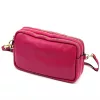 Luka 26-088 magenta női bőr oldaltáska, crossbody 22 x 13 x 7 cm