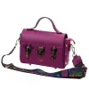 EGO ES0023AZ 040926WL magenta női bőr oldaltáska, crossbody 26 x 17 x 9 cm