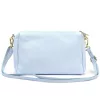 Luka 26-092 babakék női bőr oldaltáska, crossbody 23 x 15 x 7 cm
