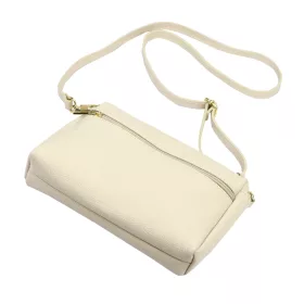   Luka 26-092 bézs női bő oldaltáska, crossbody 23 x 15 x 7 cm