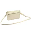 Luka 26-092 bézs női bő oldaltáska, crossbody 23 x 15 x 7 cm
