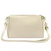 Luka 26-092 bézs női bő oldaltáska, crossbody 23 x 15 x 7 cm