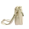 Luka 26-092 bézs női bő oldaltáska, crossbody 23 x 15 x 7 cm