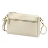 Luka 26-092 bézs női bő oldaltáska, crossbody 23 x 15 x 7 cm