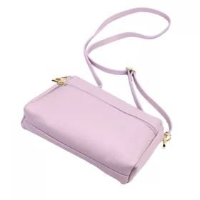   Luka 26-092 levendula lila női bőr oldaltáska, crossbody 23 x 15 x 7 cm