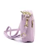 Luka 26-092 levendula lila női bőr oldaltáska, crossbody 23 x 15 x 7 cm