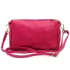 Luka 26-092 magenta női bőr oldaltáska, crossbody 23 x 15 x 7 cm