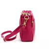 Luka 26-092 magenta női bőr oldaltáska, crossbody 23 x 15 x 7 cm