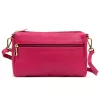 Luka 26-092 magenta női bőr oldaltáska, crossbody 23 x 15 x 7 cm