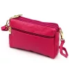 Luka 26-092 magenta női bőr oldaltáska, crossbody 23 x 15 x 7 cm