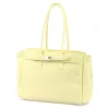 Camilla PREMIUM 10.004 pasztell sárga női bőr válltáska 37 x 24 x 14 cm