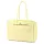 Camilla PREMIUM 10.004 pasztell sárga női bőr válltáska 37 x 24 x 14 cm