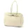 Camilla PREMIUM 10.004 bézs női bőr válltáska 37 x 24 x 14 cm