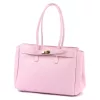 Camilla PREMIUM 10.004 rózsaszín női bőr válltáska 37 x 24 x 14 cm