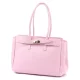 Camilla PREMIUM 10.004 rózsaszín női bőr válltáska 37 x 24 x 14 cm