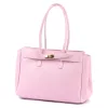 Camilla PREMIUM 10.004 rózsaszín női bőr válltáska 37 x 24 x 14 cm