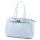 Camilla PREMIUM 10.004  pasztell kék női bőr válltáska 37 x 24 x 14 cm